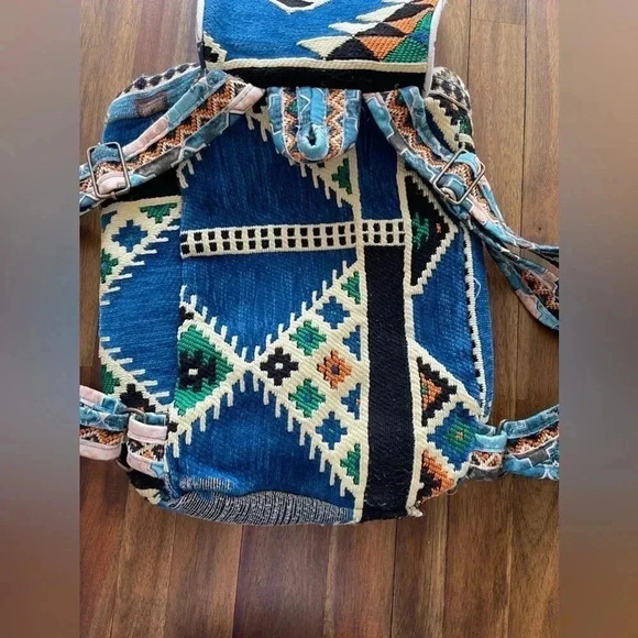 Turkish Kilim boho style backpack bag - Picture 2 of 16